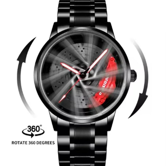 Luxury Sport Car Wheel Watch for Men Top Brand AMG Wheel Rim Dial 3D Fashion Men'S Watch Waterproof Men Watch Relogio Masculino