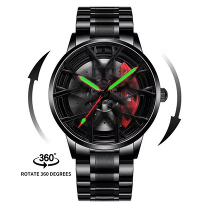 Luxury Sport Car Wheel Watch for Men Top Brand AMG Wheel Rim Dial 3D Fashion Men'S Watch Waterproof Men Watch Relogio Masculino